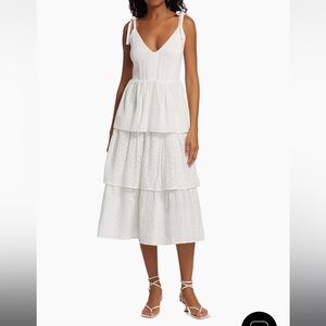 En Saison off white knit midi dress